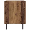 Éjjeliszekrény fiókkal 2 pcs Régi fa 40 x 35 x 47.5 cm Faanyag