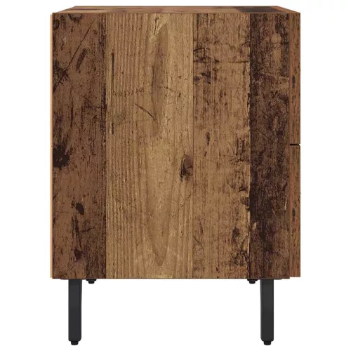 Éjjeliszekrény fiókkal 2 pcs Régi fa 40 x 35 x 47.5 cm Faanyag