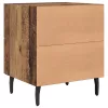 Éjjeliszekrény fiókkal 2 pcs Régi fa 40 x 35 x 47.5 cm Faanyag