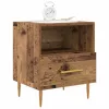 Éjjeli asztal fiókkal 2 pcs Régi fa 40 x 35 x 47.5 cm Faanyag