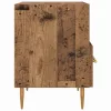 Éjjeli asztal fiókkal 2 pcs Régi fa 40 x 35 x 47.5 cm Faanyag