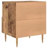 Éjjeli asztal fiókkal 2 pcs Régi fa 40 x 35 x 47.5 cm Faanyag