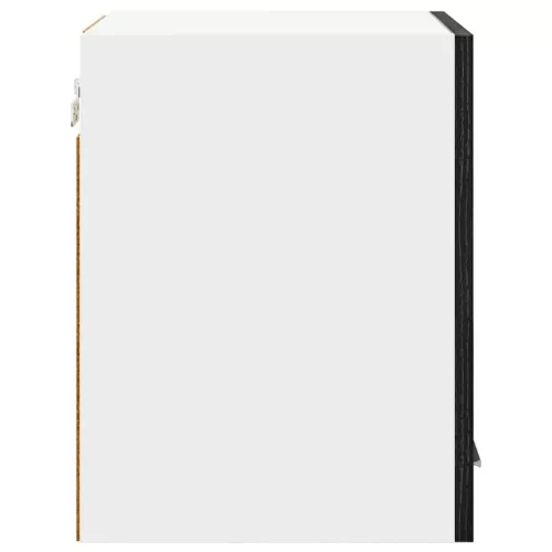 Függő szekrény Riga 2 pcs Fekete tölgy és fehér 30 x 31 x 40 cm