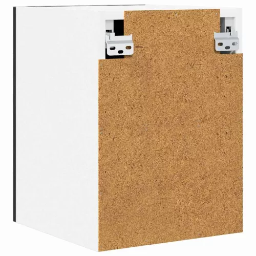 Függő szekrény Riga 2 pcs Fekete tölgy és fehér 30 x 31 x 40 cm