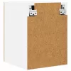 Függő szekrény Riga 2 pcs Sonoma tölgy és fehér 30 x 31 x 40 cm