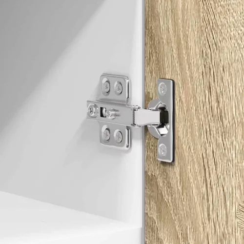 Függő szekrény Riga 2 pcs Sonoma tölgy és fehér 30 x 31 x 40 cm