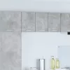 Függő szekrény Riga 2 pcs Beton szürke és fehér 30 x 31 x 40 cm