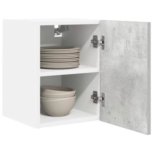 Függő szekrény Riga 2 pcs Beton szürke és fehér 30 x 31 x 40 cm
