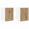 Függő szekrény polcokkal Riga 2 pcs Artisan tölgy és fehér