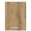Függő szekrény polcokkal Riga 2 pcs Artisan tölgy és fehér