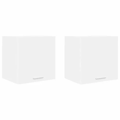 Függő szekrény ajtóval Riga 2 pcs Fehér 40 x 31 x 40 cm Faanyag