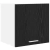 Függő szekrény Riga 2 pcs Fekete tölgy és fehér 40 x 31 x 40 cm