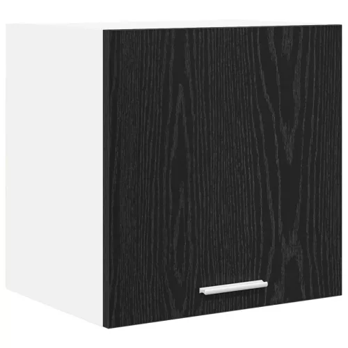 Függő szekrény Riga 2 pcs Fekete tölgy és fehér 40 x 31 x 40 cm