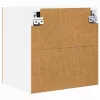 Függő szekrény Riga 2 pcs Sonoma tölgy és fehér 40 x 31 x 40 cm