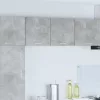 Függő szekrény Riga 2 pcs Beton szürke és fehér 40 x 31 x 40 cm