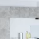 Függő szekrény Riga 2 pcs Beton szürke és fehér 40 x 31 x 40 cm