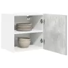 Függő szekrény Riga 2 pcs Beton szürke és fehér 40 x 31 x 40 cm