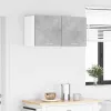 Függő szekrény Riga 2 pcs Beton szürke és fehér 40 x 31 x 40 cm