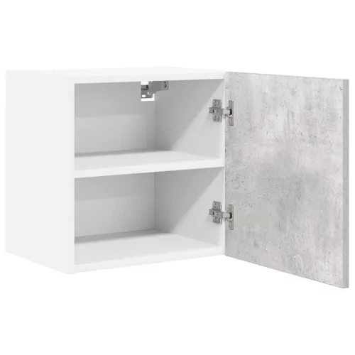 Függő szekrény Riga 2 pcs Beton szürke és fehér 40 x 31 x 40 cm