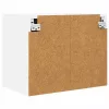 Függő szekrény ajtóval Riga 2 pcs Fehér 50 x 31 x 40 cm Faanyag