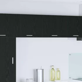   Függő szekrény Riga 2 pcs Fekete tölgy és fehér 50 x 31 x 40 cm