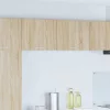 Függő szekrény Riga 2 pcs Sonoma tölgy és fehér 50 x 31 x 40 cm