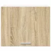 Függő szekrény Riga 2 pcs Sonoma tölgy és fehér 50 x 31 x 40 cm