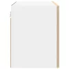 Függő szekrény Riga 2 pcs Sonoma tölgy és fehér 50 x 31 x 40 cm