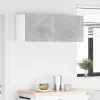 Függő szekrény Riga 2 pcs Beton szürke és fehér 50 x 31 x 40 cm