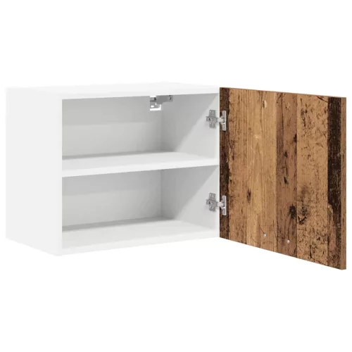 Függő szekrény Riga 2 pcs Régi fa és fehér 50 x 31 x 40 cm