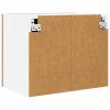 Függő szekrény Riga 2 pcs Régi fa és fehér 50 x 31 x 40 cm