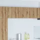 Függő szekrény polcokkal Riga 2 pcs Artisan tölgy és fehér