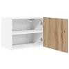 Függő szekrény polcokkal Riga 2 pcs Artisan tölgy és fehér