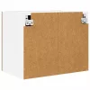 Függő szekrény polcokkal Riga 2 pcs Artisan tölgy és fehér