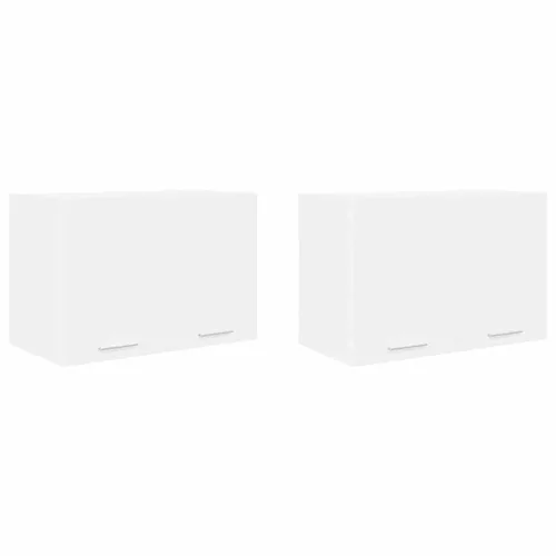 Függő szekrény ajtóval Riga 2 pcs Fehér 60 x 31 x 40 cm Faanyag