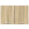 Függő szekrény Riga 2 pcs Sonoma tölgy és fehér 60 x 31 x 40 cm
