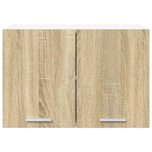 Függő szekrény Riga 2 pcs Sonoma tölgy és fehér 60 x 31 x 40 cm