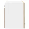 Függő szekrény Riga 2 pcs Sonoma tölgy és fehér 60 x 31 x 40 cm