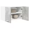 Függő szekrény Riga 2 pcs Beton szürke és fehér 60 x 31 x 40 cm