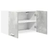Függő szekrény Riga 2 pcs Beton szürke és fehér 60 x 31 x 40 cm