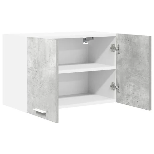 Függő szekrény Riga 2 pcs Beton szürke és fehér 60 x 31 x 40 cm