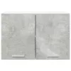 Függő szekrény Riga 2 pcs Beton szürke és fehér 60 x 31 x 40 cm