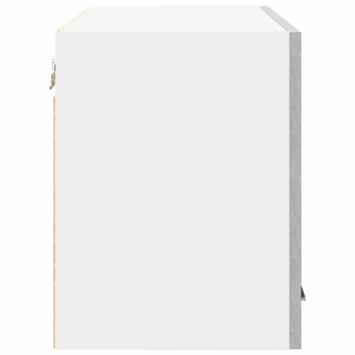 Függő szekrény Riga 2 pcs Beton szürke és fehér 60 x 31 x 40 cm