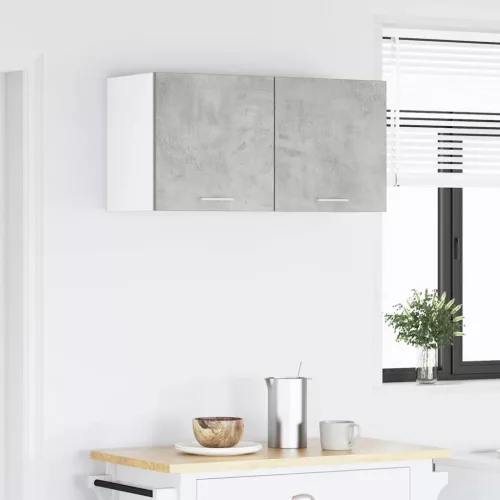 Függő szekrény Riga Beton Szürke 80 x 31 x 40 cm Faanyag