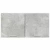 Függő szekrény Riga Beton Szürke 80 x 31 x 40 cm Faanyag