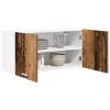 Függő szekrény polcokkal Riga Öreg fa 80 x 31 x 40 cm Faanyag