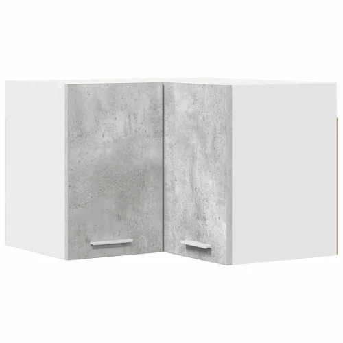 Függő szekrény Riga Beton szürke és fehér 57 x 57 x 40 cm
