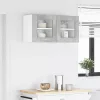 Függő szekrény Riga 2 pcs Beton Szürke 40 x 31 x 40 cm Faanyag