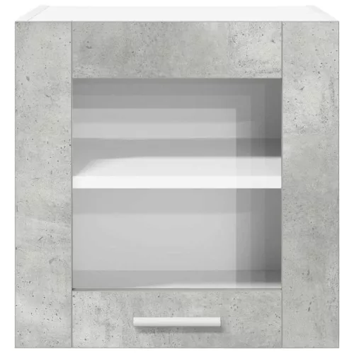 Függő szekrény Riga 2 pcs Beton Szürke 40 x 31 x 40 cm Faanyag