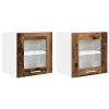 Függő szekrény Riga 2 pcs Öreg fa 40 x 31 x 40 cm Faanyag